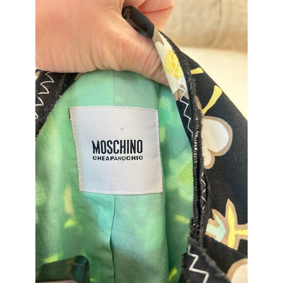 Moschino Cheap & Chic Floral Cotton Blazer - IT 42 / US 8 (Fits like S) - Picture 4 of 6